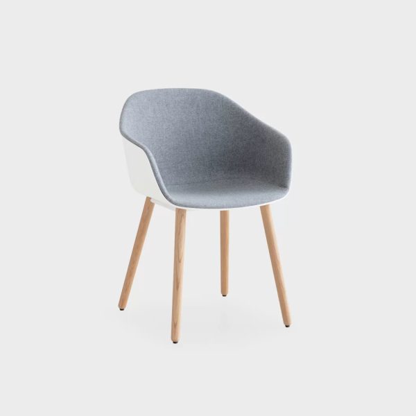 seela ac chair la palma 4 <h2>extra comfort, new uses. seela by antti kotilainen becomes an armchair.</h2> <div class="waz74vvyjcqthe_qqvzsk_0" data-enter-item="caption" data-animated="true"> the seela collection of chairs by antti kotilainen is growing and is now complemented with a new addition: a brand-new tub version, created to meet the contract and residential markets even more promptly. a sinuous polypropylene shell rests on an extremely light base, which, in turn, seamlessly continues into the seat, accommodating a rounded wooden insert. the version with an insert acts as a base to create a padded seat for upholstering in fabric. the entire chair can also be upholstered and, if desired, the insert can stand out in a different material. versatility is the key word to describe a chair with light, clear-cut lines that is extremely functional and has a solid structure, which changes according to the project requirements. it is ideal around a meeting table, as a guest chair and armchair in the coffee bars of companies or professional studios, and the version on castors is particularly suitable for co-working environments. fully upholstered, it is even more comfortable and elegant and allows you to play with colours, having fun combining the shell in one colour with the seat interior in another. </div>