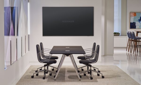 swav94242 94401 gsd89402 awla11155 scaled <ul> <li> <p>mid back: sleek profile with a unique insert for added texture and customizable finishes. equipped with a knee tilt mechanism, ideal for meetings and conference rooms.</p> </li> <li> <p>low back: lightly scaled with a thin side profile and classic loop arms, exuding an understated elegance.</p> </li> </ul> <p>experience the blend of luxury and modernism in this design.</p>
