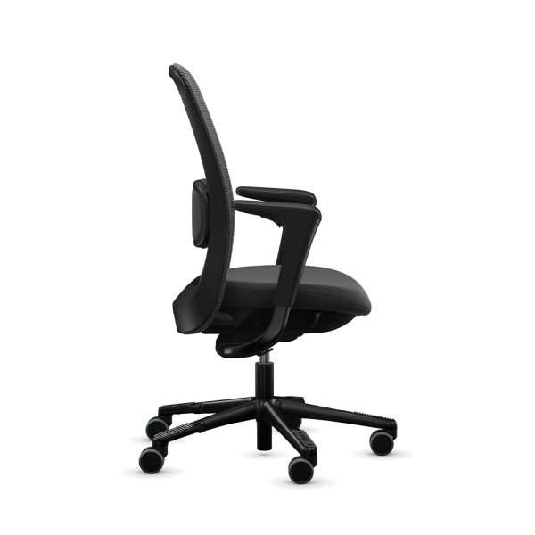 9to5 seating sofi task chair model @nce 750 black frame and fabric