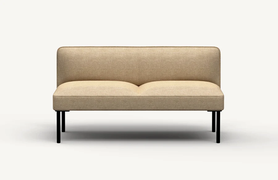 htad035 adapt lowback armless sofa 02 1 <p>with 3 back heights to choose from, adapt sofa and settee give you the options you need to create show-stopping lounge setting that will draw users in. soft curves, sleek metal detailing, and the option for contrasting fabrics are components that will set your space apart.</p> <ul> <li>collection includes lounge chairs, sofas, and benches</li> <li>multiple configurations of each product</li> <li>available in multiple fabrics</li> </ul>