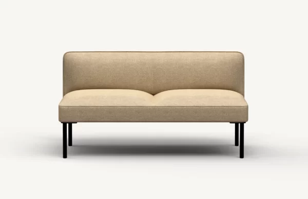 htad035 adapt lowback armless sofa 02 <p>with 3 back heights to choose from, adapt sofa and settee give you the options you need to create show-stopping lounge setting that will draw users in. soft curves, sleek metal detailing, and the option for contrasting fabrics are components that will set your space apart.</p> <ul> <li>collection includes lounge chairs, sofas, and benches</li> <li>multiple configurations of each product</li> <li>available in multiple fabrics</li> </ul>