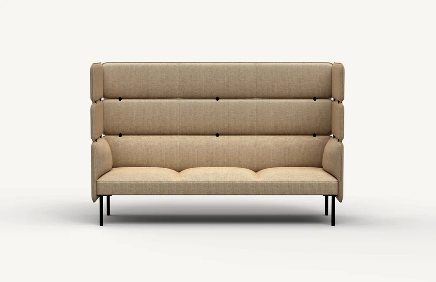 htad090 adapt highback threeseat sofa 02 1 <p>with 3 back heights to choose from, adapt sofa and settee give you the options you need to create show-stopping lounge setting that will draw users in. soft curves, sleek metal detailing, and the option for contrasting fabrics are components that will set your space apart.</p> <ul> <li>collection includes lounge chairs, sofas, and benches</li> <li>multiple configurations of each product</li> <li>available in multiple fabrics</li> </ul>