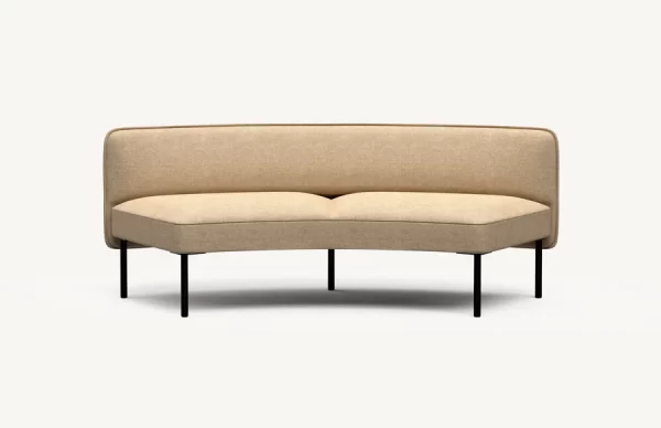htad095 adapt lowback 60 twoseat curve sofa 02 <p>with 3 back heights to choose from, adapt sofa and settee give you the options you need to create show-stopping lounge setting that will draw users in. soft curves, sleek metal detailing, and the option for contrasting fabrics are components that will set your space apart.</p> <ul> <li>collection includes lounge chairs, sofas, and benches</li> <li>multiple configurations of each product</li> <li>available in multiple fabrics</li> </ul>