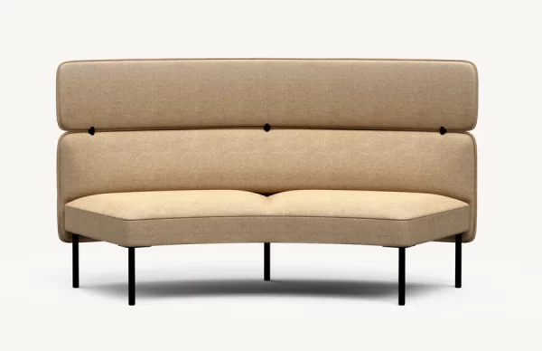 htad100 adapt midback 60 twoseat curve sofa 02 <p>with 3 back heights to choose from, adapt sofa and settee give you the options you need to create show-stopping lounge setting that will draw users in. soft curves, sleek metal detailing, and the option for contrasting fabrics are components that will set your space apart.</p> <ul> <li>collection includes lounge chairs, sofas, and benches</li> <li>multiple configurations of each product</li> <li>available in multiple fabrics</li> </ul>