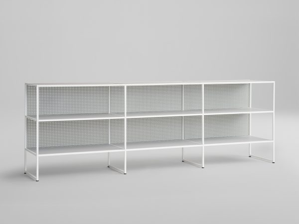 nora shelving product 03 scaled <p>modern, sleek storage solution. versatile design with customizable panels, offering endless possibilities for creative exploration.</p>
