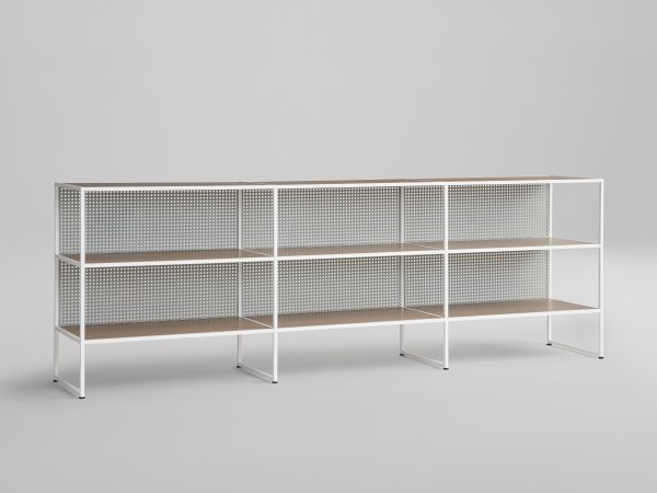 nora shelving product 04 scaled <p>modern, sleek storage solution. versatile design with customizable panels, offering endless possibilities for creative exploration.</p>