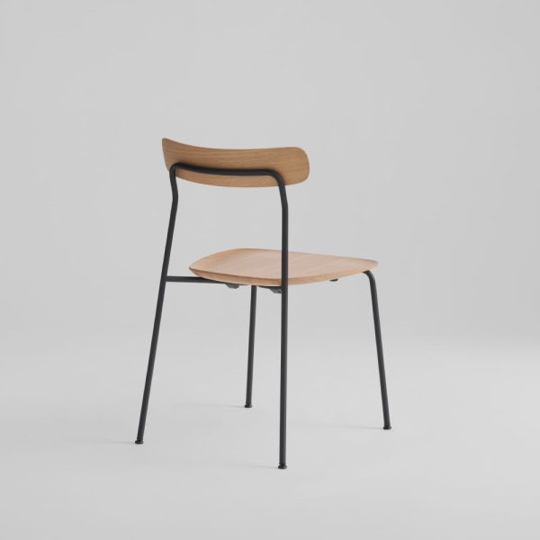 perle product 12 <p>timeless european charm meets modern simplicity. slim wood and metal chairs, armless and arm options. oak or walnut veneers for an elegant touch.</p>