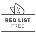 red list free seal
