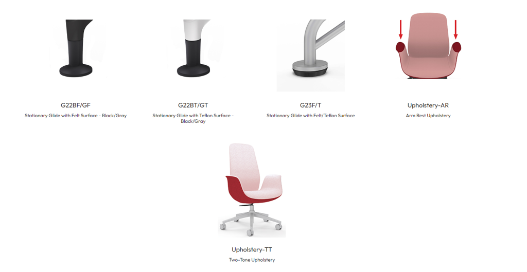 9to5 seating additional options