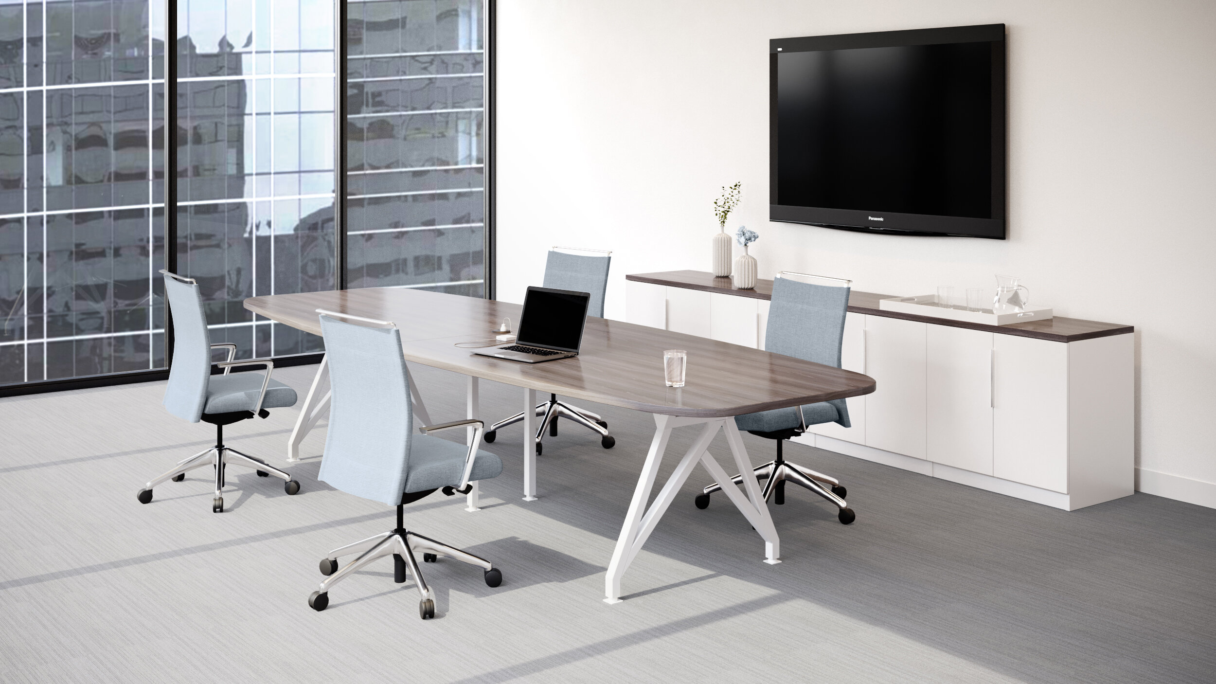 desk makers kayak two piece conference table