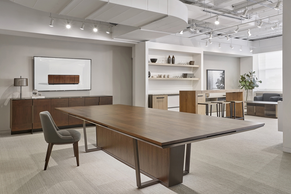 nucraft furniture crossbeam conference table