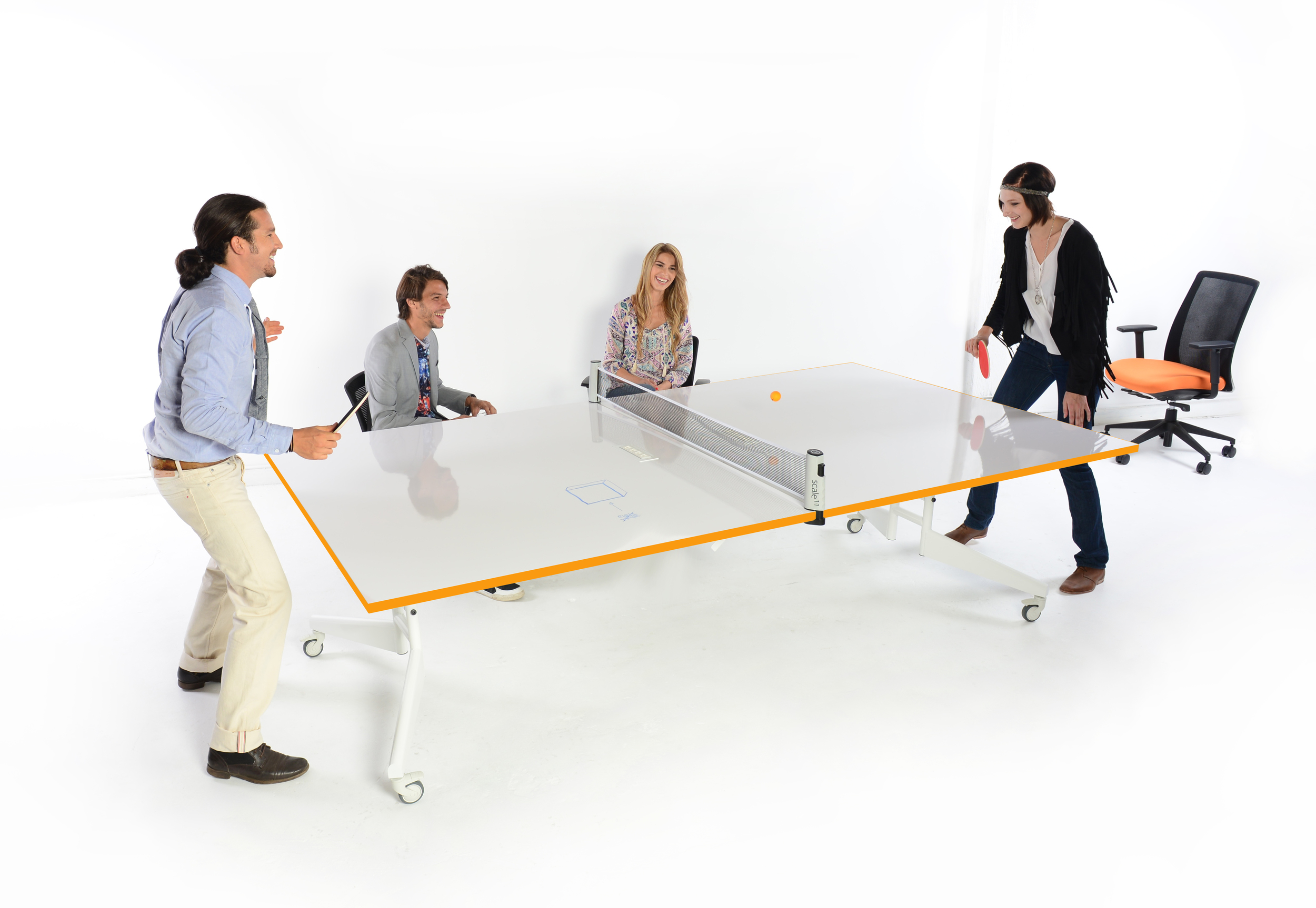 scale 1 to 1 ping pong table conference table