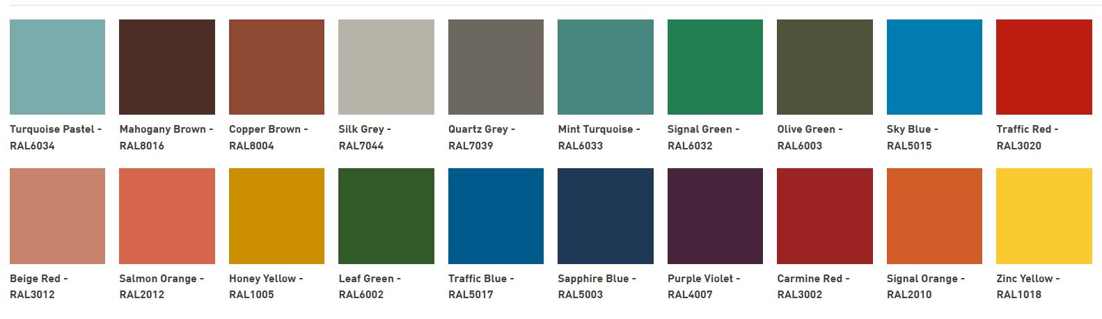 color metal