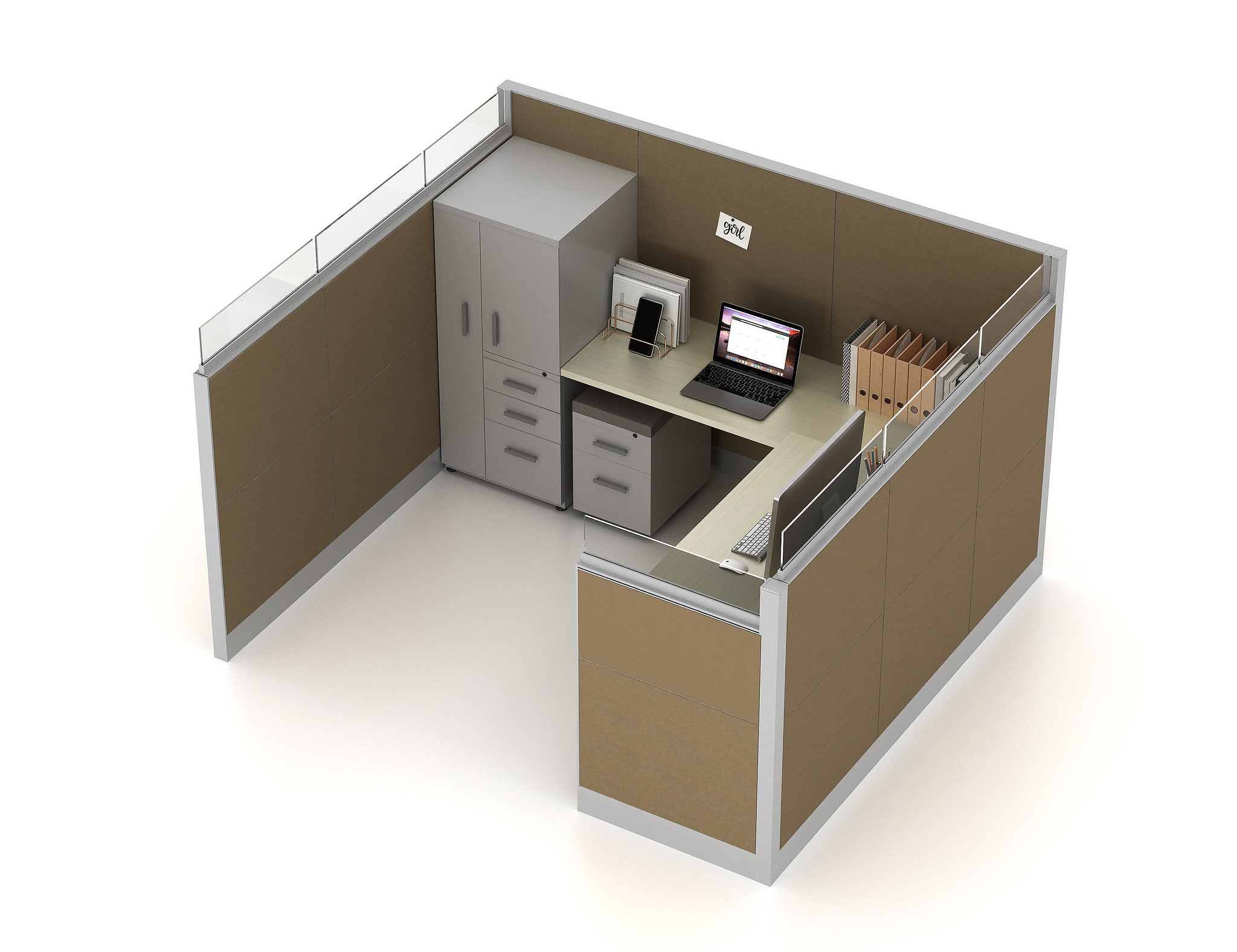 friant interra collection 61 inch high panel system